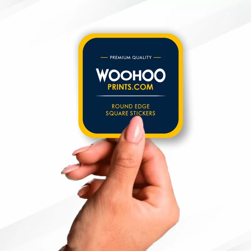 Round Edge Square Sticker